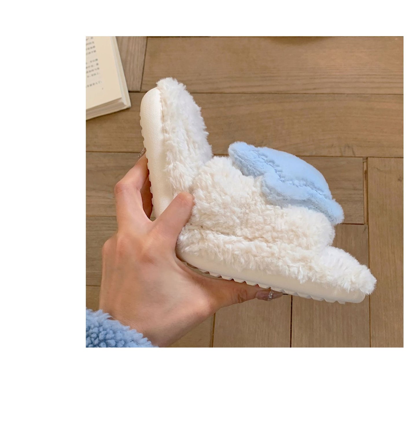 Stuffed Star Moon Fleece Slipper