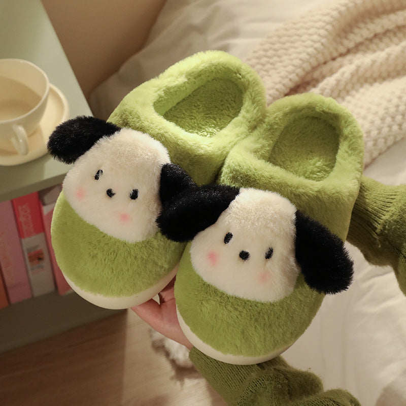 Pochacco Couple Fleece Slipper