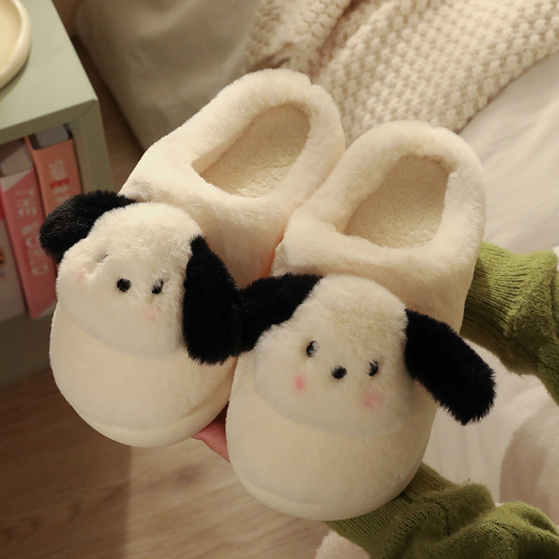 Pochacco Couple Fleece Slipper