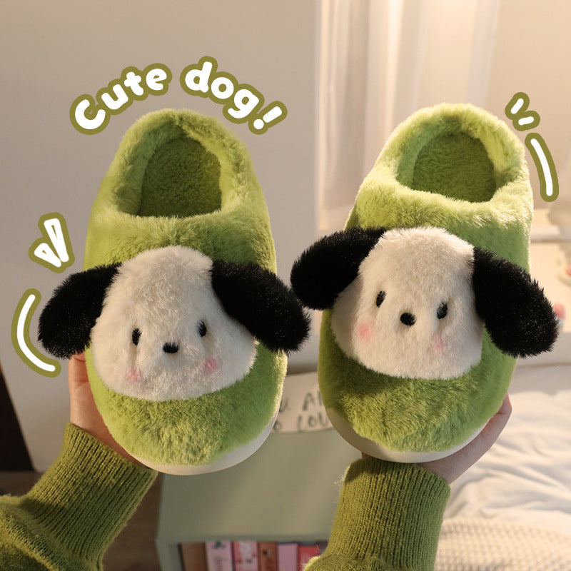 Pochacco Couple Fleece Slipper