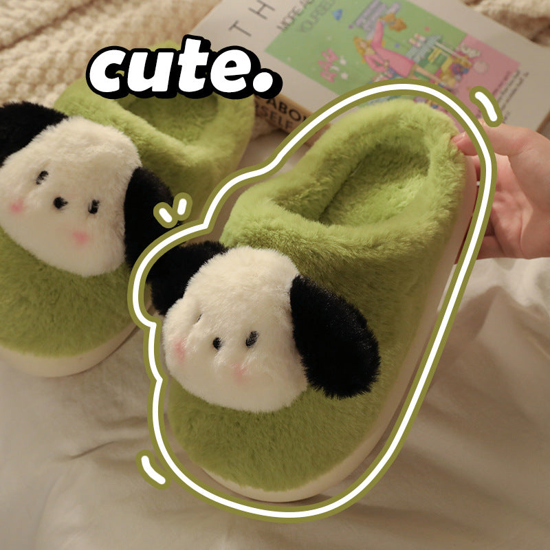 Pochacco Couple Fleece Slipper