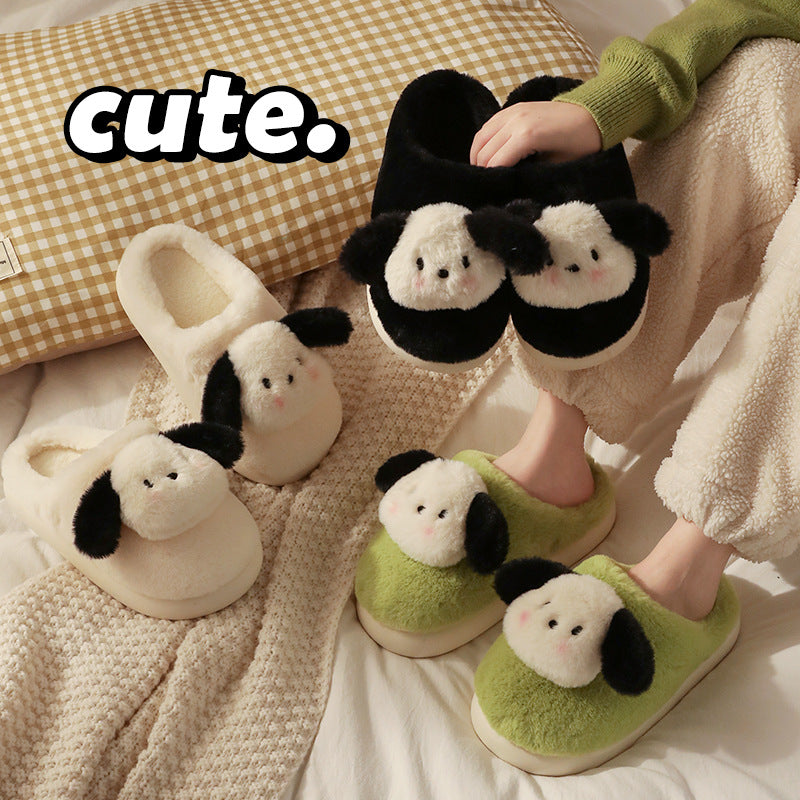 Pochacco Couple Fleece Slipper
