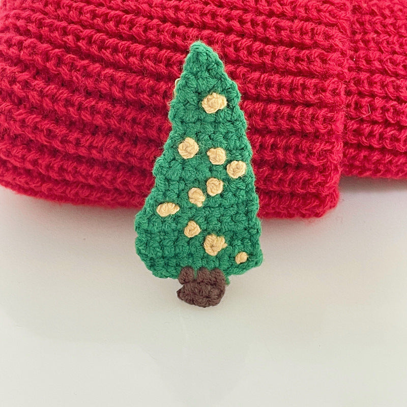 Christmas Cable Knit Hairclip