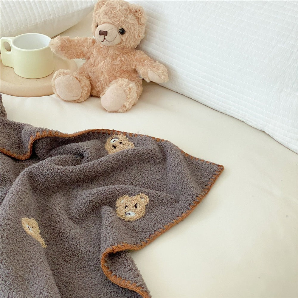 Cloud Fleece Cartoon Print Blanket
