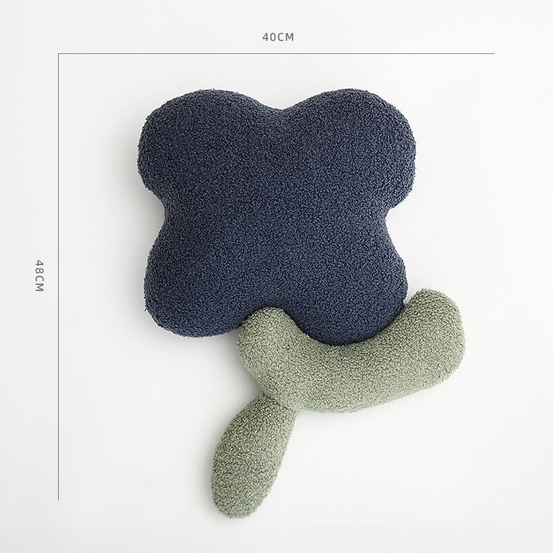 Fleece Flower Pillow