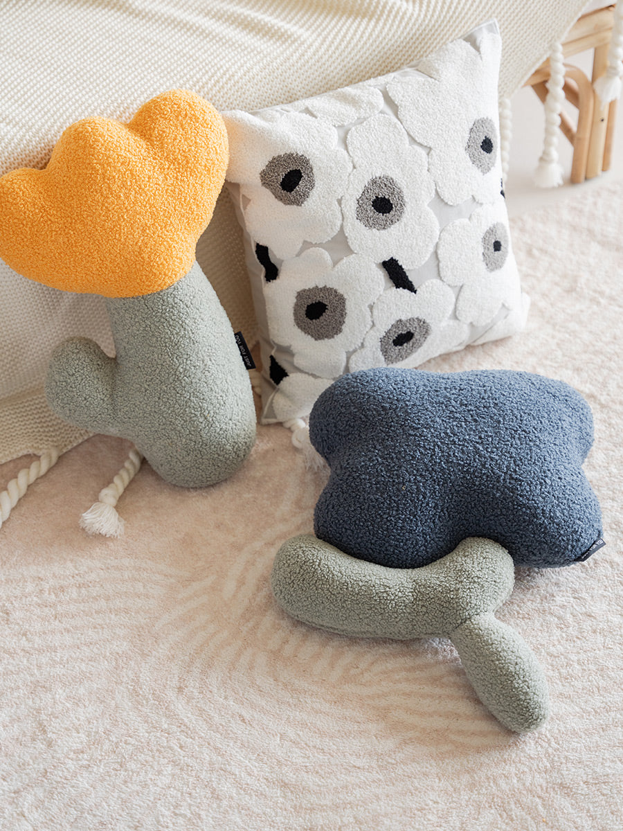 Fleece Flower Pillow