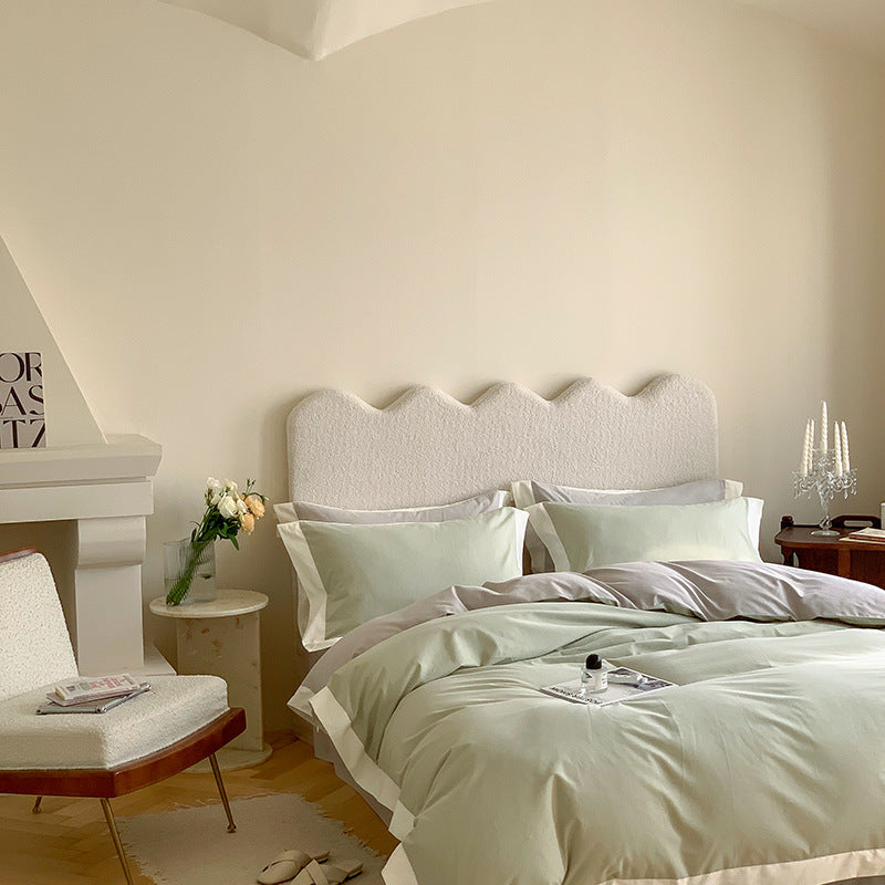100s Brushed Cotton 4-Piece Bedding Set