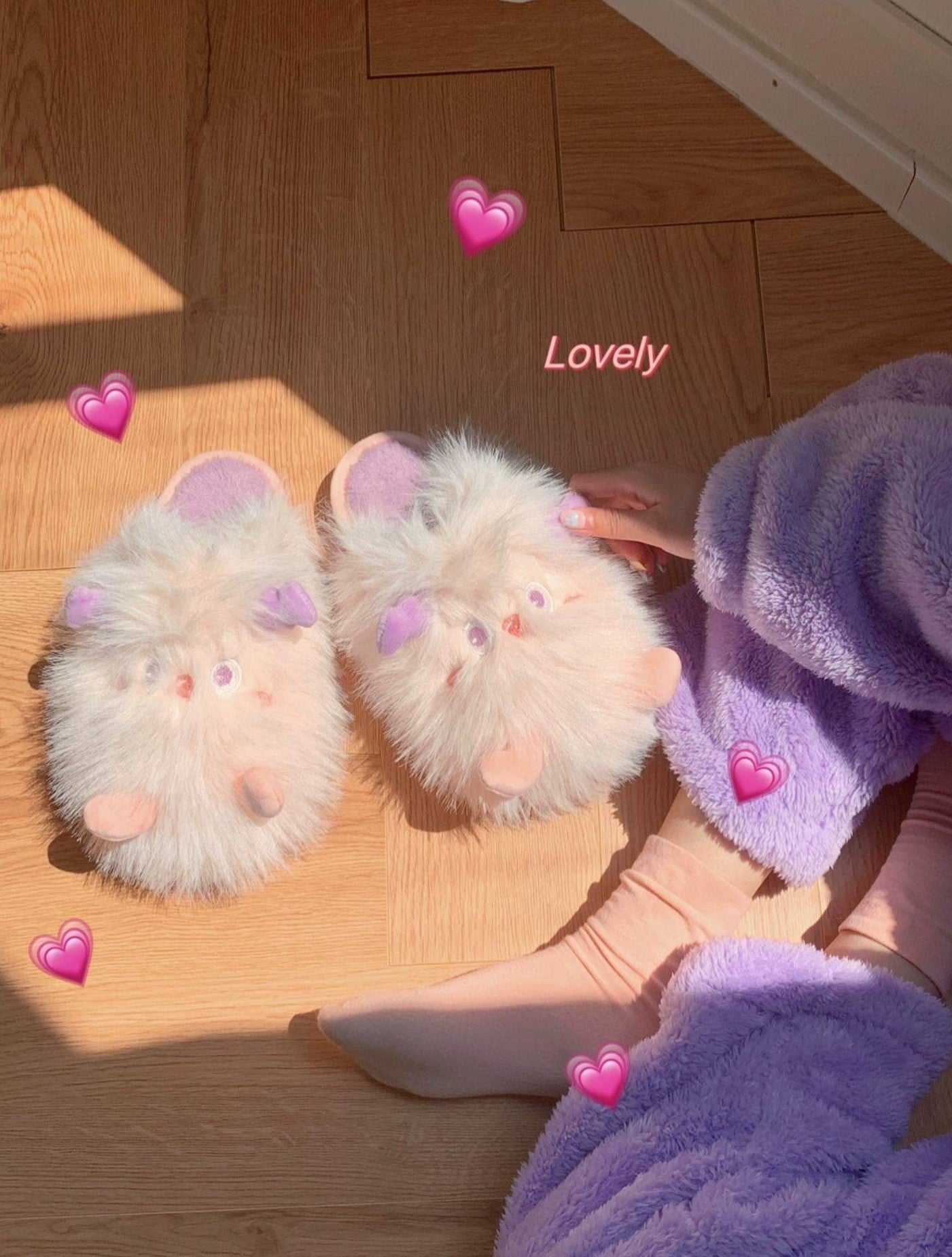 Fluffy Fur Monster Slipper