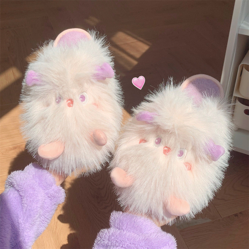 Fluffy Fur Monster Slipper