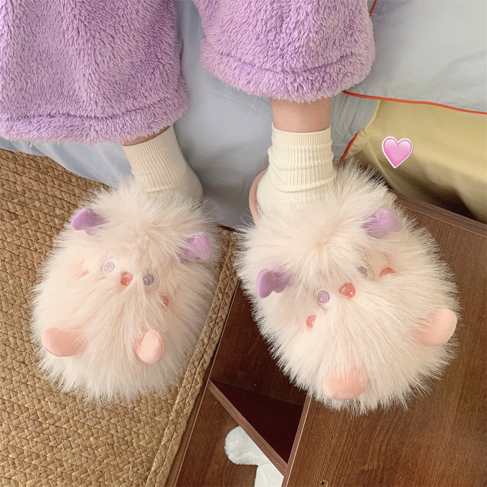 Fluffy Fur Monster Slipper