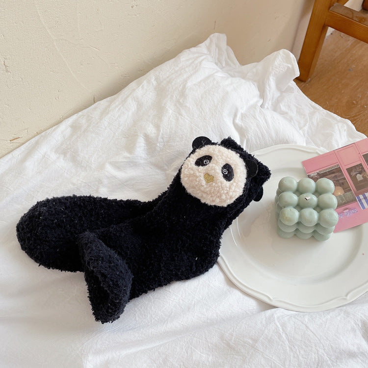 Stuffed Animals Fleece Socks