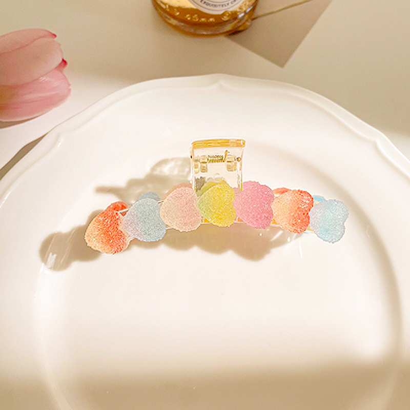 Rainbow Gummy Candy Claw Clip
