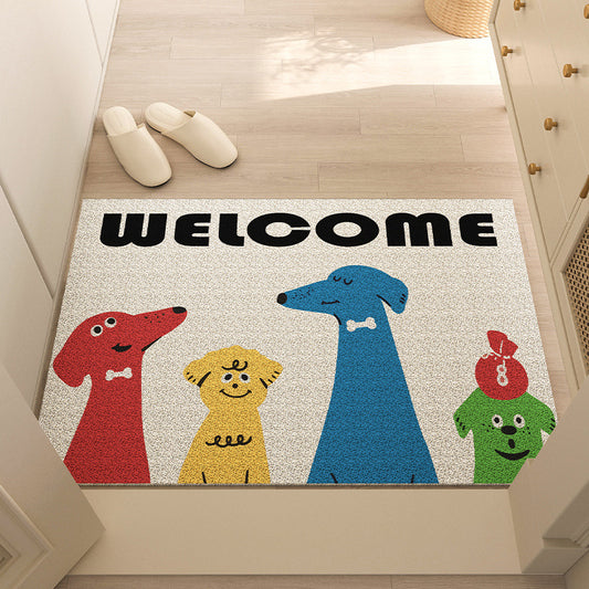 Dog Print Doormat