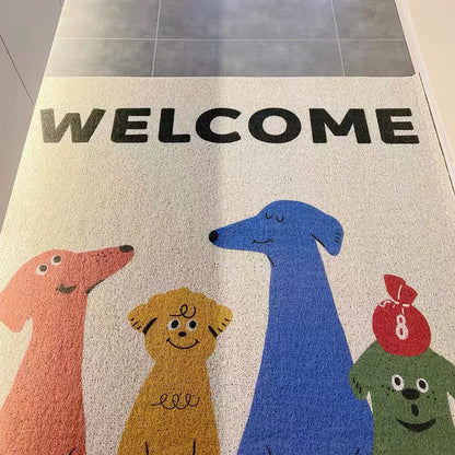 Dog Print Doormat