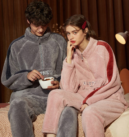 Fleece Long Sleeve Pajama Set