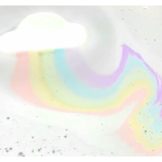 Rainbow Cloud Bath Bomb / 彩虹小云朵浴球 - 让彩虹在你的浴缸里绽放吧！