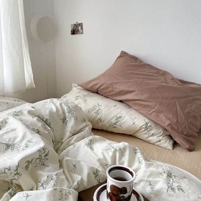 Gardenia Cotton 4-Piece Bedding Set