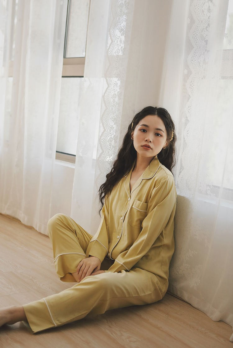 Soft Satin Long Pajama Set