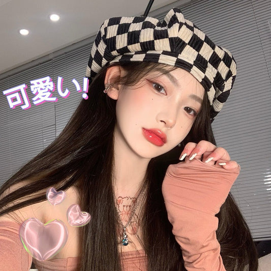 Checkered Beret
