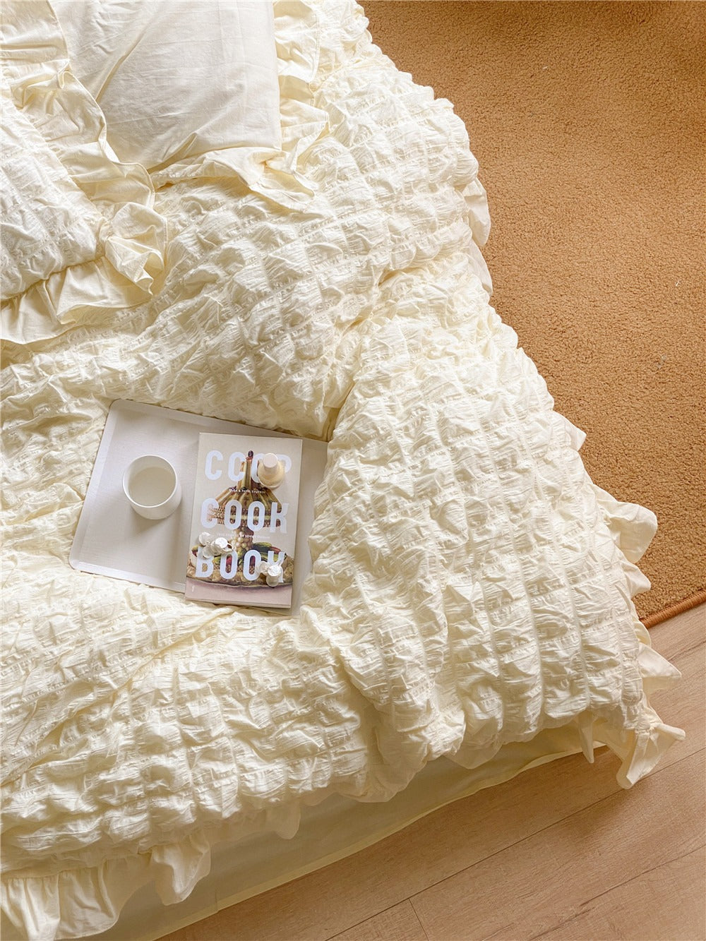 Cream Puff Cotton 4-Piece Bedding Set