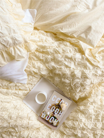Cream Puff Cotton 4-Piece Bedding Set