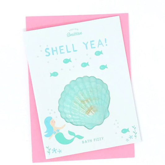 Shell Yea! - Greeting Card Bath Bomb / 海盐小贝壳 - 贺卡浴球