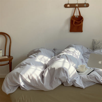 Floral Cotton 4-Piece Bedding Set