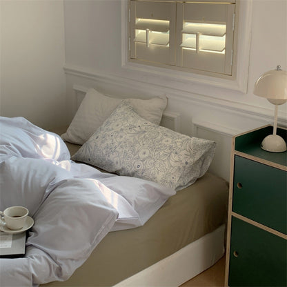 Floral Cotton 4-Piece Bedding Set