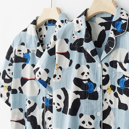 Panda Cotton Pajama Set