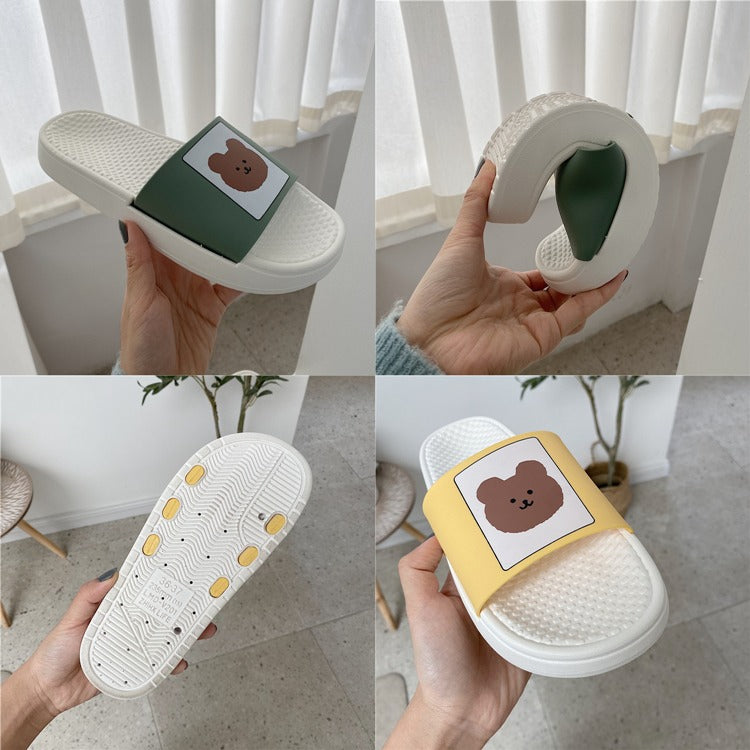 Bear Platform Slippers