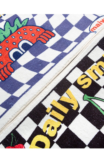 Retro Fruit Print Mat