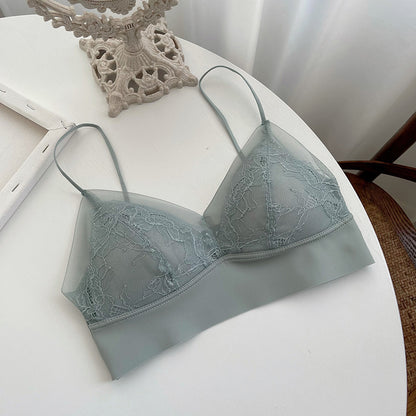 Triangle Lace Padded Bralette