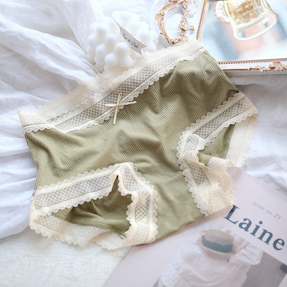 Ribbed Mid Waisted Underwear
