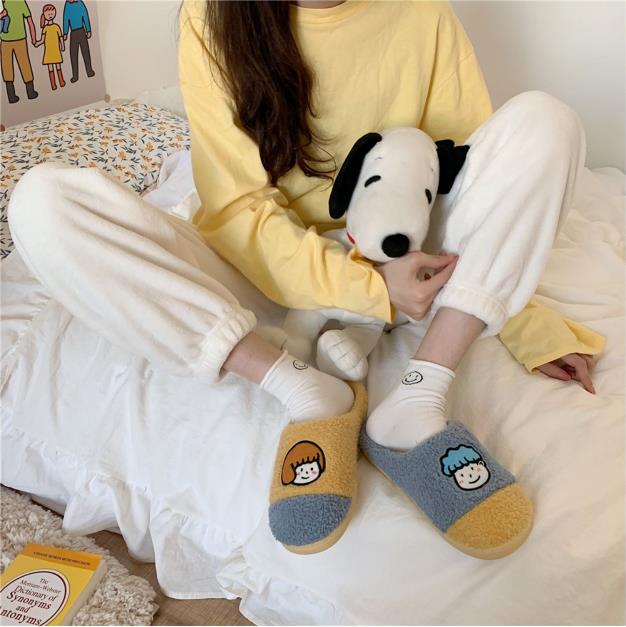 Couple Fluffy Fur Slipper